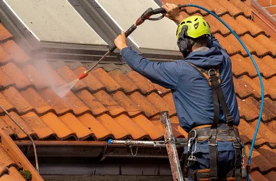 Démoussage et hydrofuge de toiture à Diconne